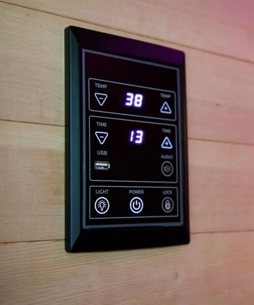 Harvia Spectrum Mini built-in control panel