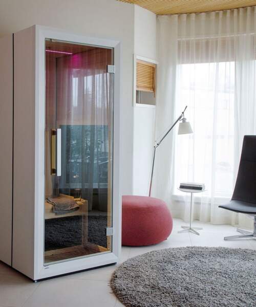 Harvia Spectrum Mini infrared sauna cabin home installation