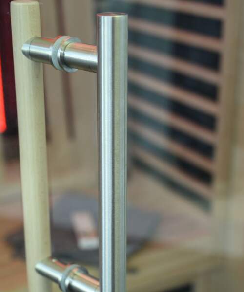 Harvia Spectrum Small glass door detail