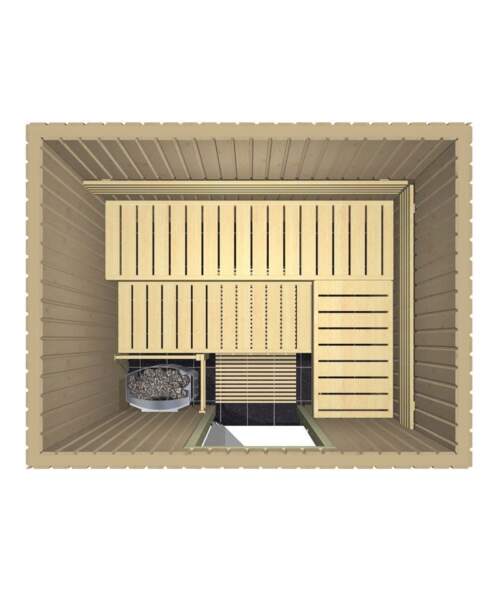 Harvia Variant Medium 3D Interior Render