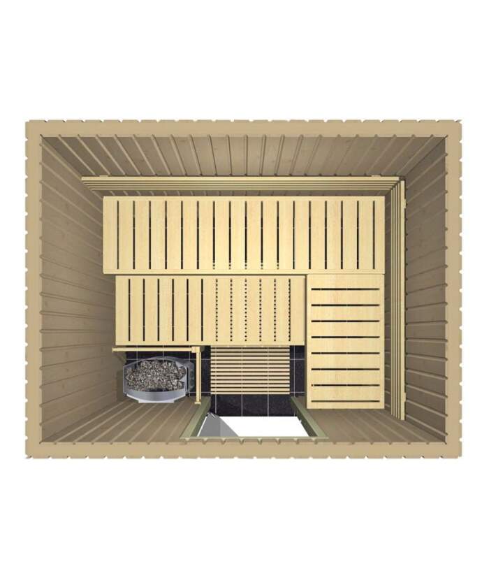 Harvia Variant Medium 3D Interior Render