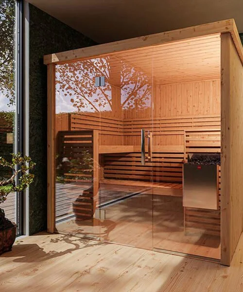 Harvia Variant View Bathroom Installation