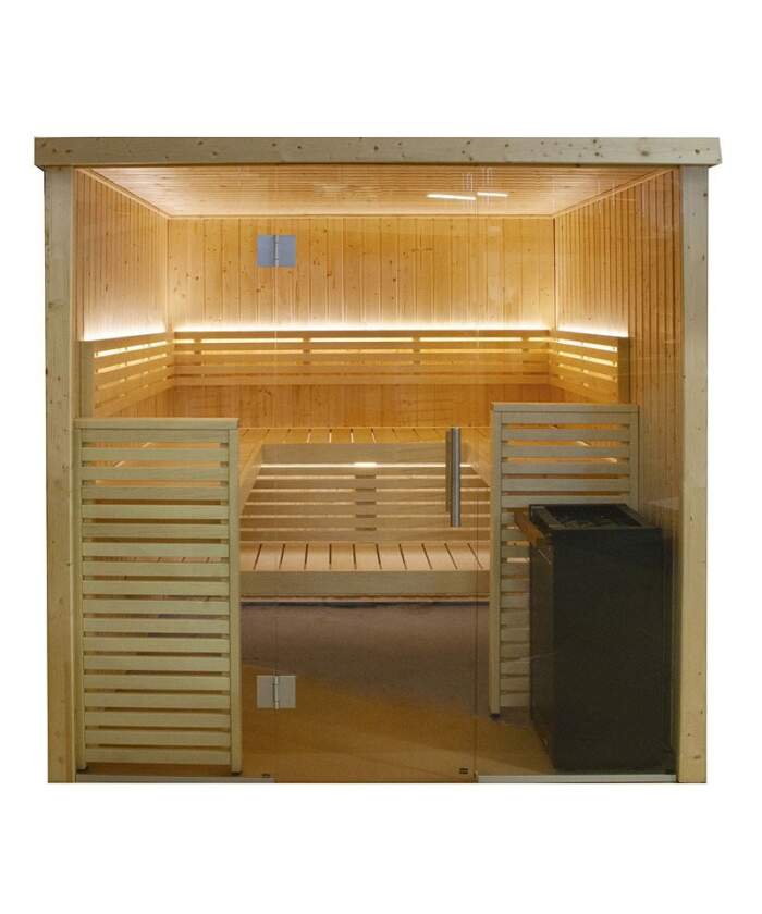 Harvia Variant View Large Glass Front Sauna
