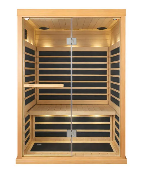 Tylösand T-820 2 Person Infrared Sauna Cabin Glass Front Bluetooth