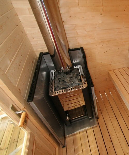 Harvia Kuikka Outdoor Sauna Cabin w/ Woodburning Sauna