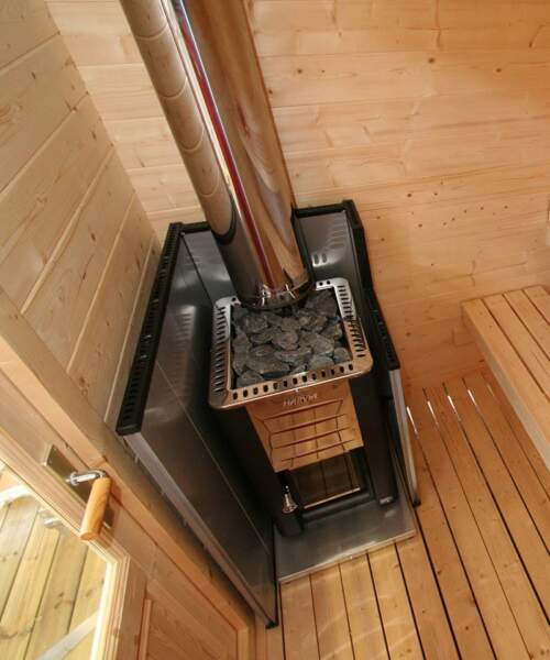 Harvia Kuikka Outdoor Sauna Cabin w/ Woodburning Sauna