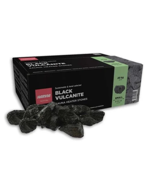 Harvia Black Vulcanite Sauna Heater Stones 20kg