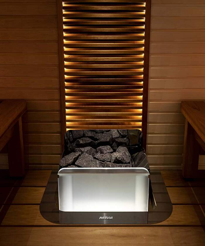 Harvia The Wall Heater Embedding Flange Stainless Steel - Image 2