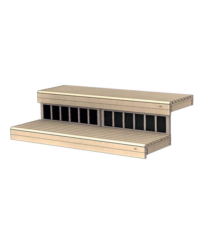 Tylo Infrared Skirting Under Bench Sauna Panel Mount Kit