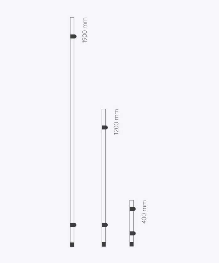 Tylo Silhouette Line Lighting Sizes