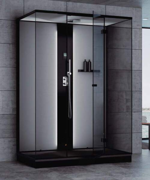 Tylo Vista Steam Cabin Shower Tray Anthracite