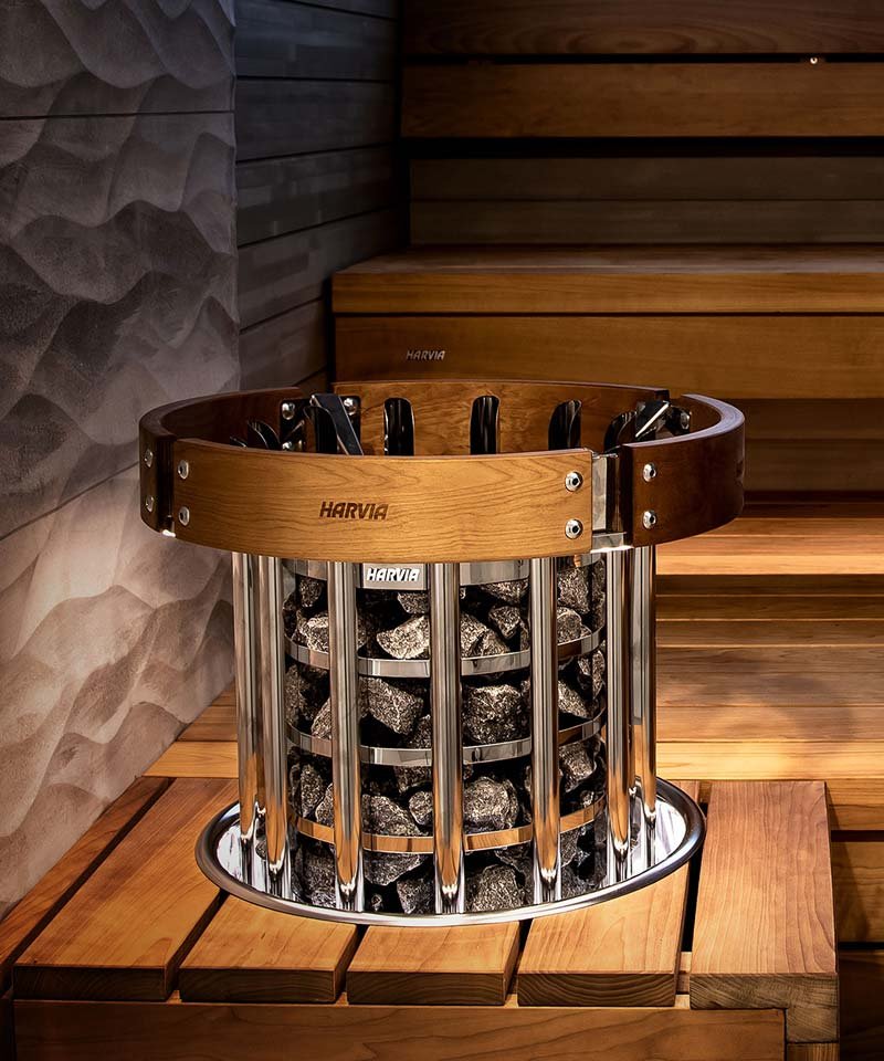 Pillar sauna heaters