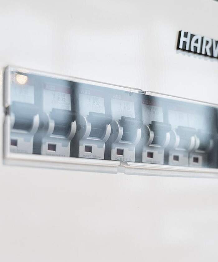 Harvia C400VKK Fuse Switch Window