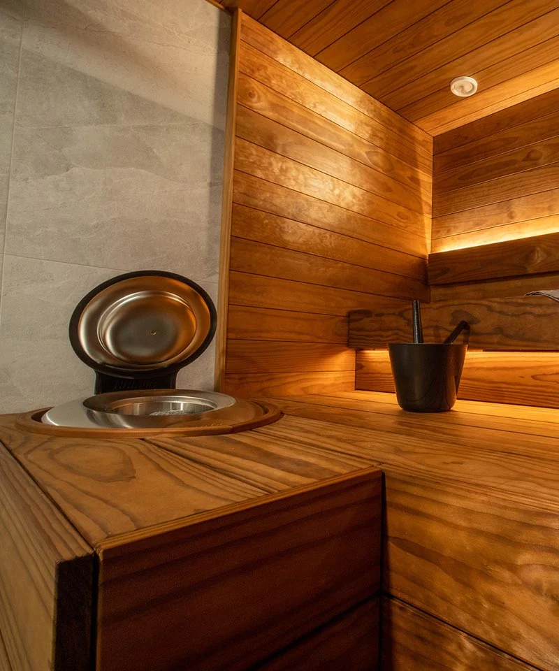 Harvia Forte Embedded in Sauna Bench