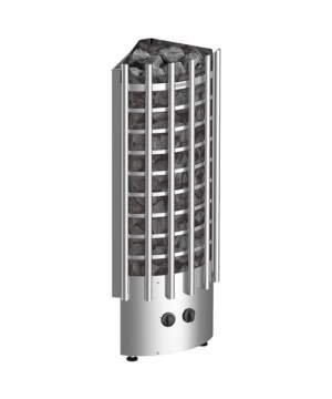 Harvia Glow Corner E XE Electric Pillar Sauna Heater Silver