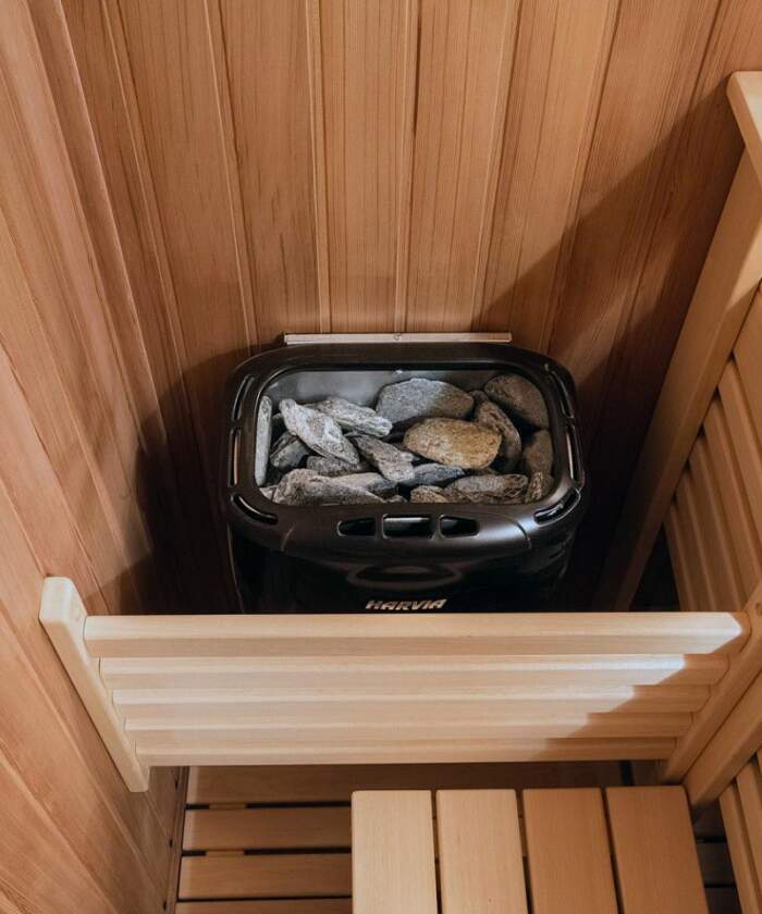 Harvia Moderna XE Installed in Sauna