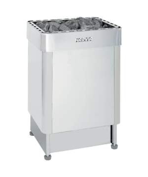 Harvia Senator Floor Standing Electric Sauna Heater Stainless Steel