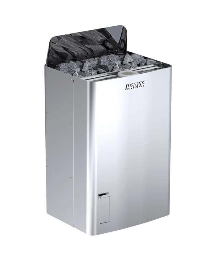 Harvia The Wall Combi Electric Sauna Heater Steamer Silver