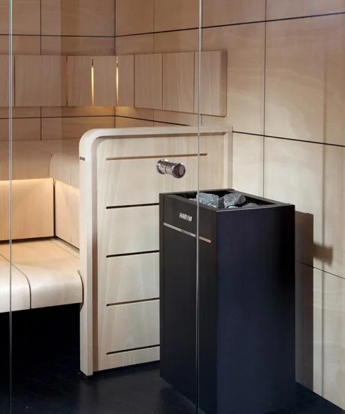 Harvia Virta Combi Installed in Ventura Sauna