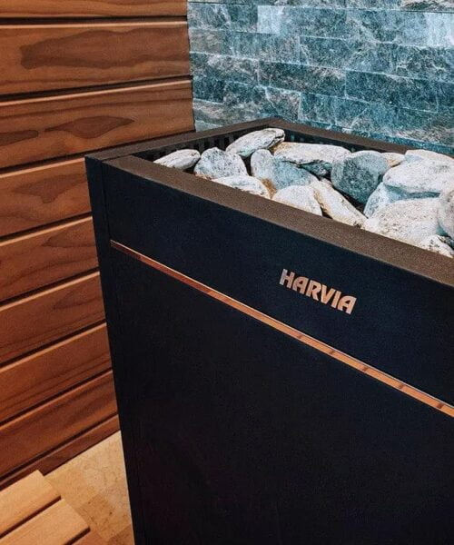 Harvia Virta Pro Installed in Custom Sauna