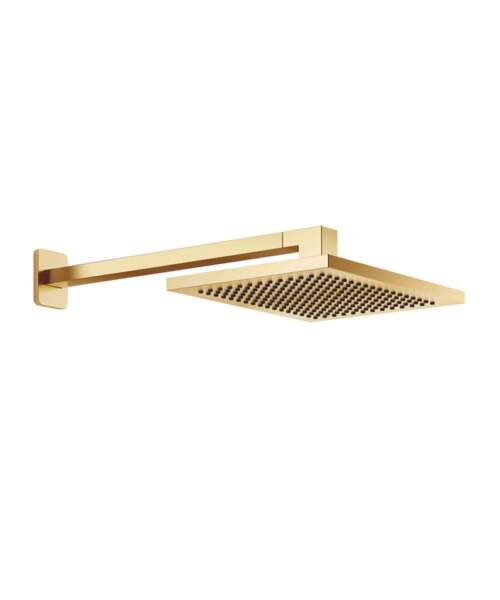 Dornbracht Rain Shower Square Brushed Brass