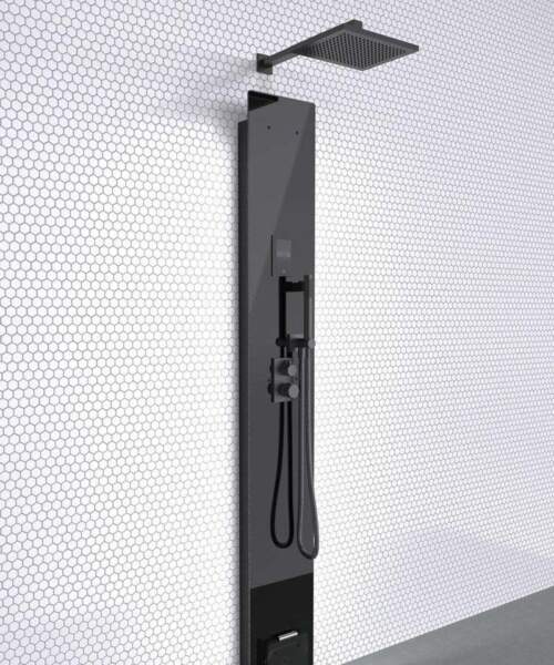 Tylo Stella with Dornbracht Rain Shower Square Matt Black