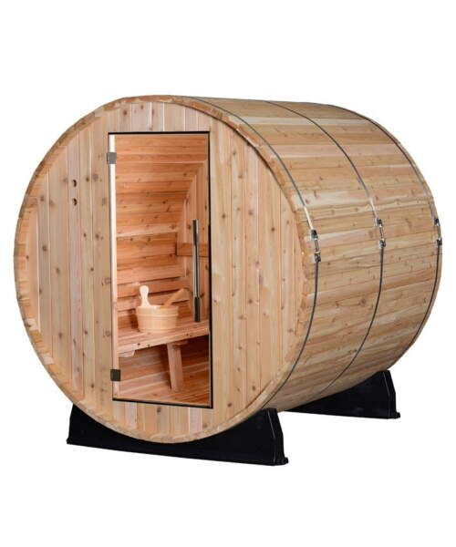 Almost Heaven Pinnacle 4 Person DIY Barrel Sauna Kit