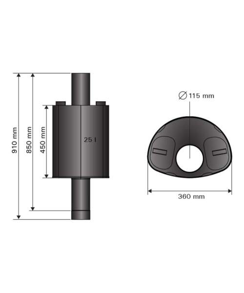 Harvia Legend Water Heater Dimensions Diagram