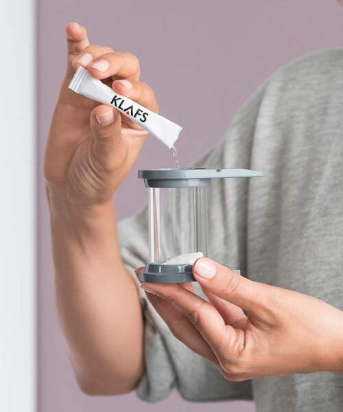 Refilling the Klafs MicroSalt SaltProX Salt Container