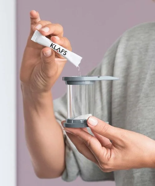 Refilling the Klafs MicroSalt SaltProX Salt Container