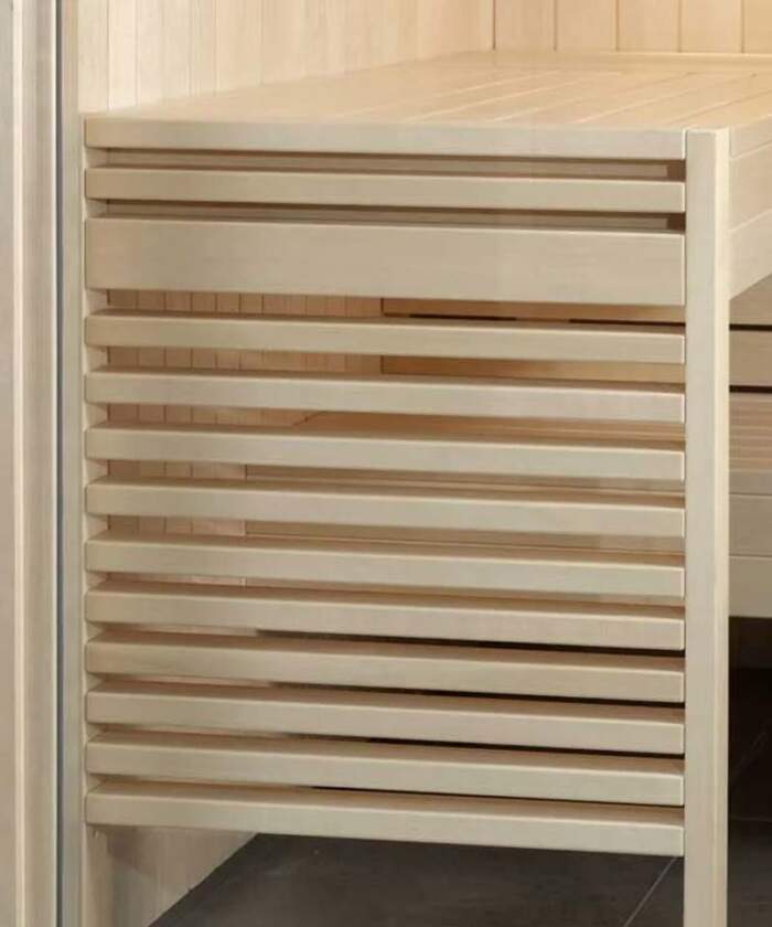 Tylo Interior Pre-fabricated Sauna Bench Side Panel