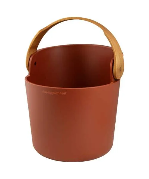 Harvia Helmi Sauna Pail Water Bucket Terracotta