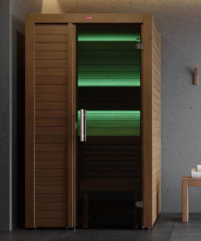 Harvia Utu Double Bathroom Installation