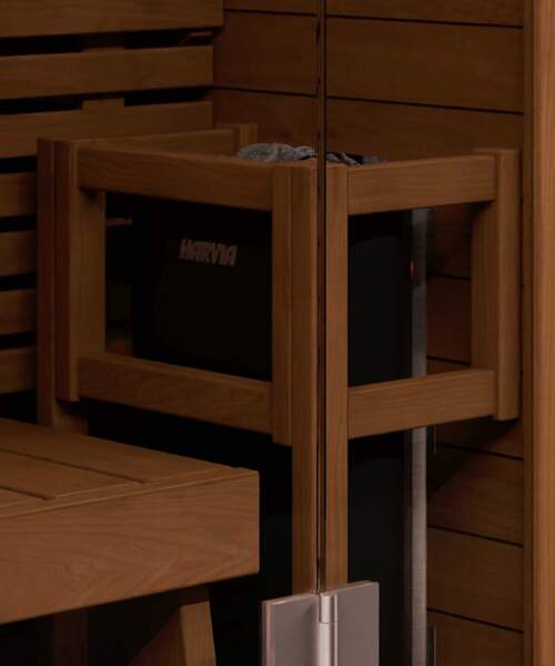 Harvia Utu Single Sauna Heater Guard Detail