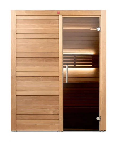 Harvia UTU Medium 3 Person Sauna ThermoAspen Glass Door