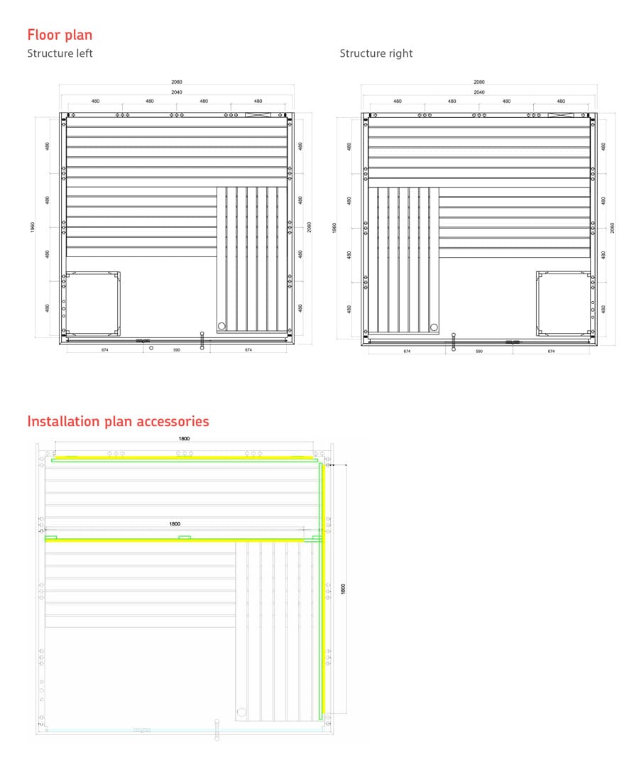 Harvia Alaska View Floor Plan