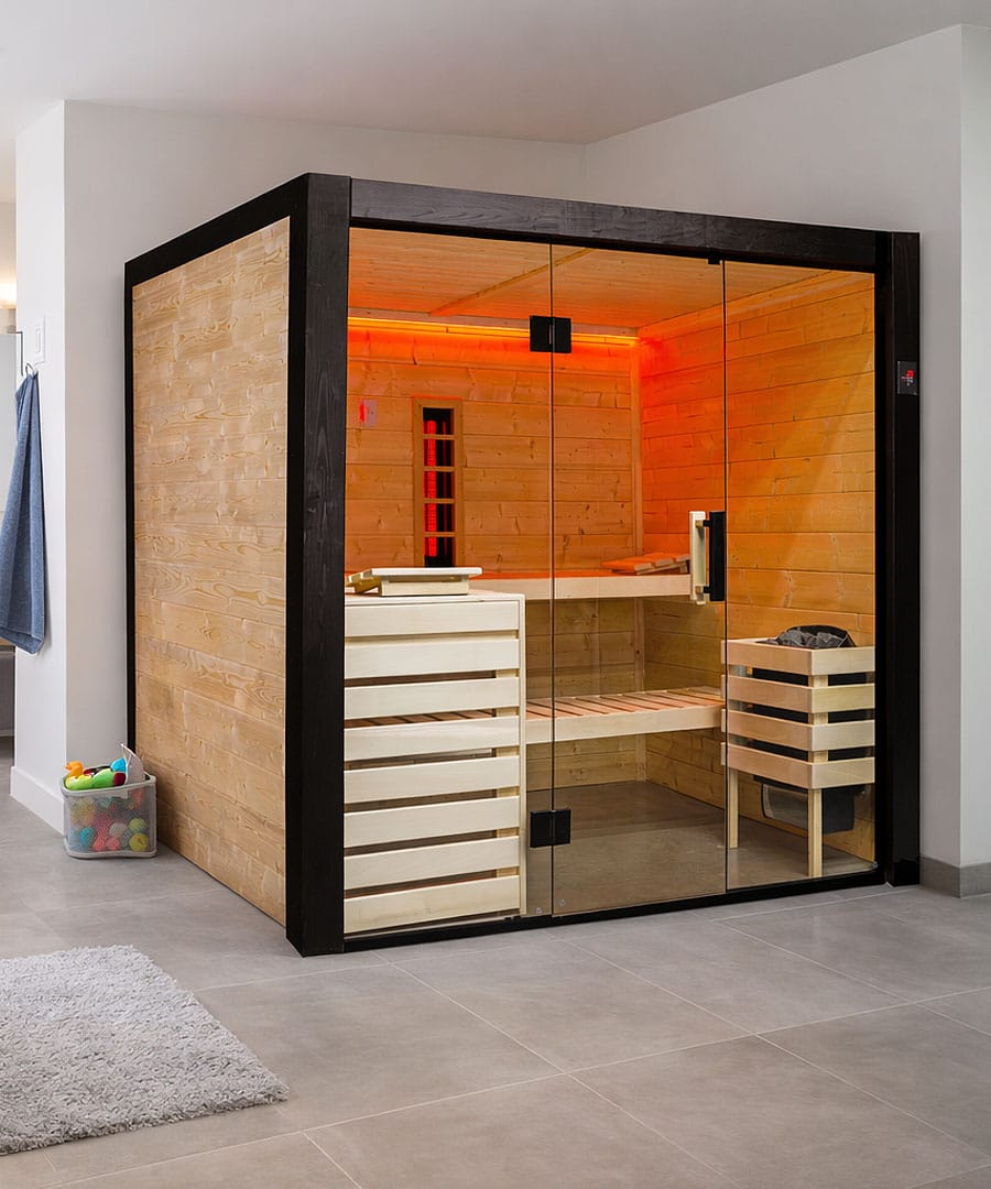 Harvia Family Medium Bathroom Installation