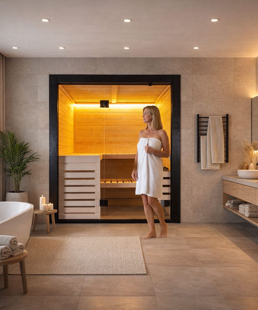 Harvia Family Small Home Spa Installation