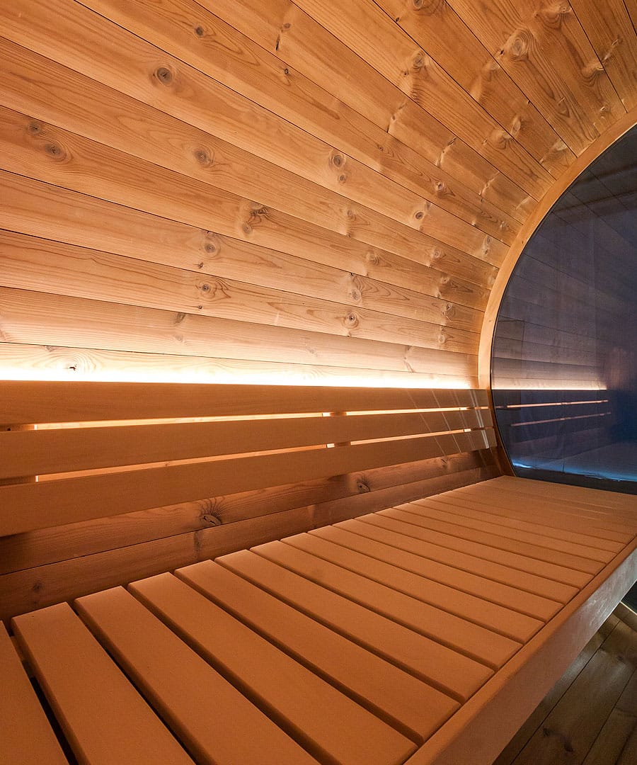 Harvia Kaski LED Lighting Example