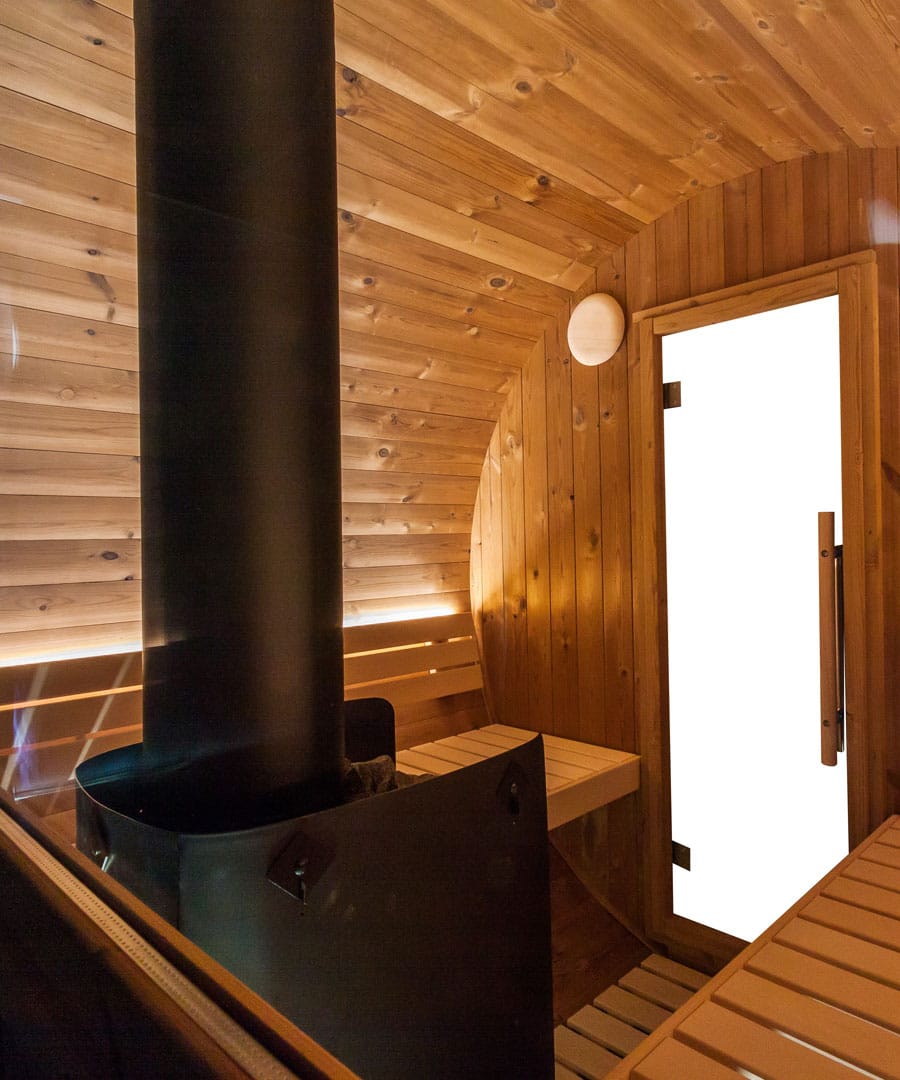 Harvia Kaski Wood Burning Interior