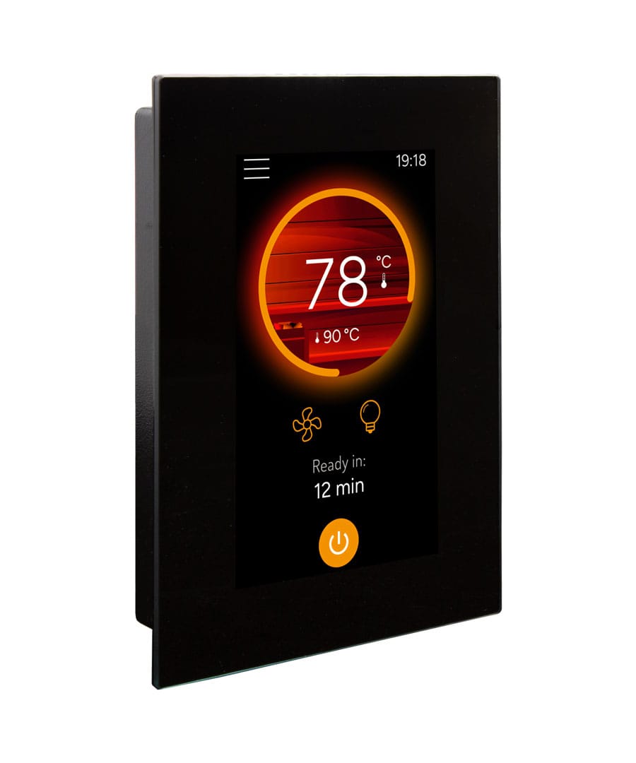 Harvia Fenix Control Panel FX1104XC FX1704XC Touchscreen Wi-Fi Black