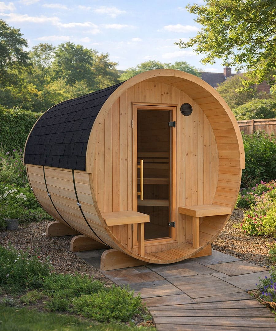 Harvia Kuusi 240 Canopy Garden Installation