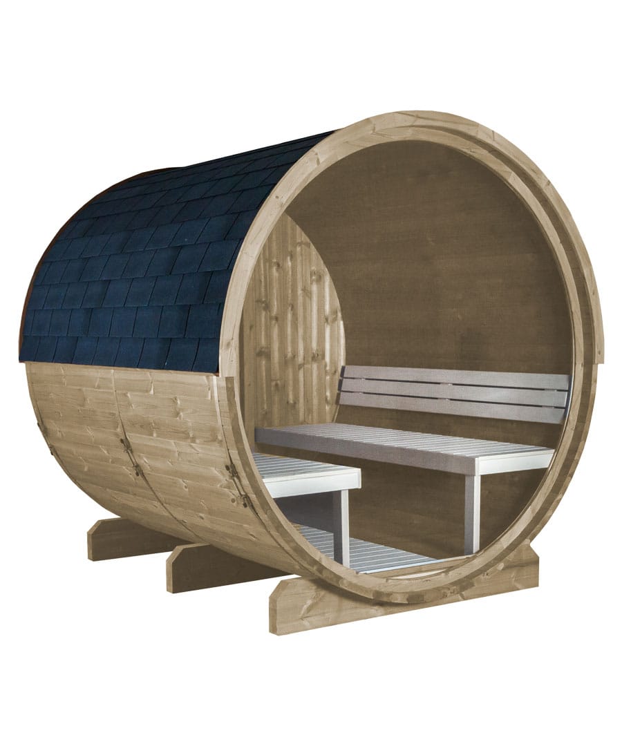 Harvia Kuusi View Rear 3D Render