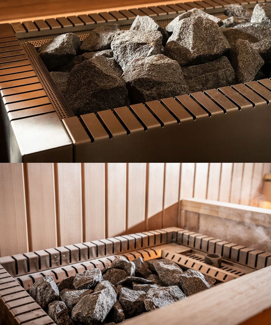 Harvia Qube Pro Installation Examples