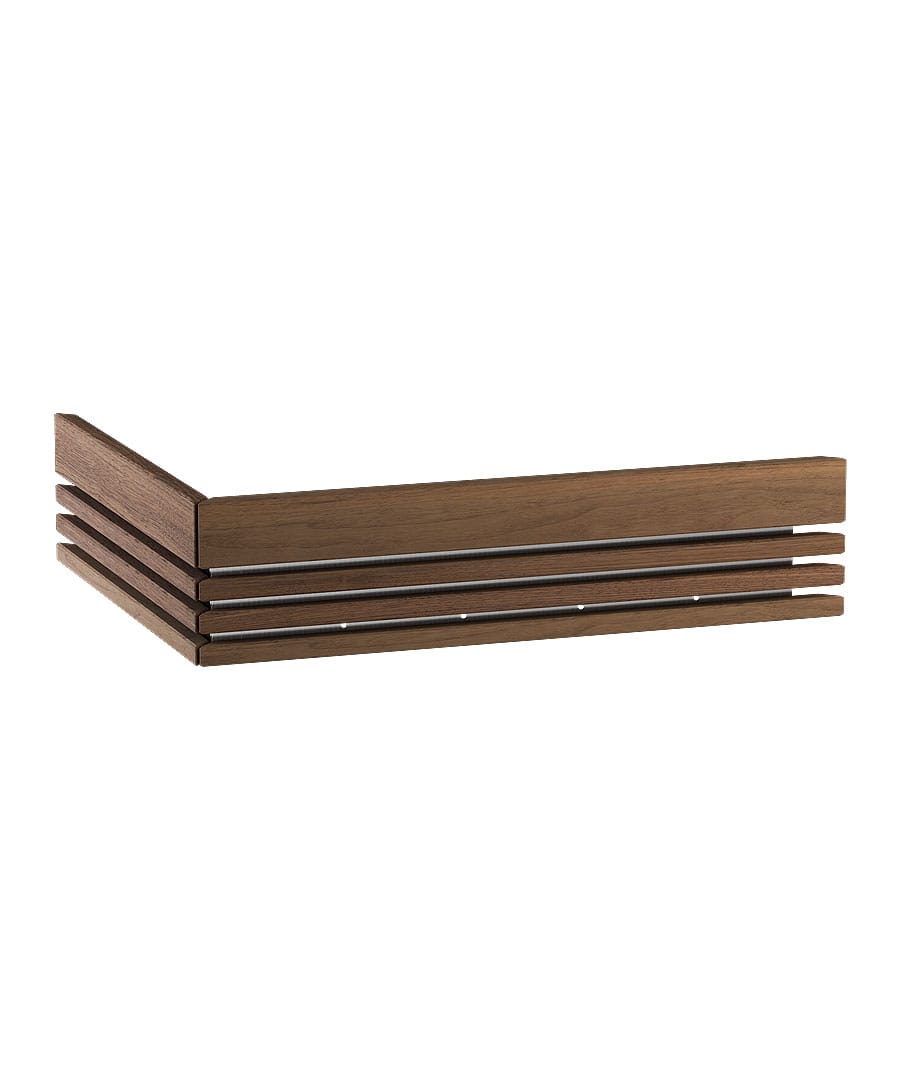 Harvia Qube Safety Railing Walnut 12-15kW