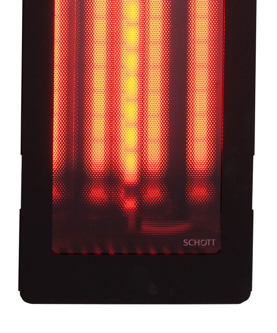 Harvia Vitae Black Front Panel Detail