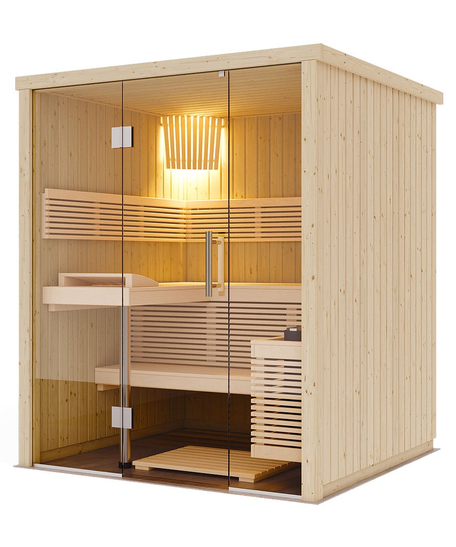 Harvia Panorama Mini Angled View Right Exterior