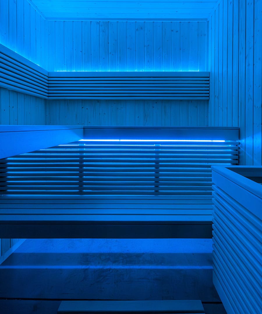 Harvia Panorama Mini with Blue RGBW LED Mood Lighting