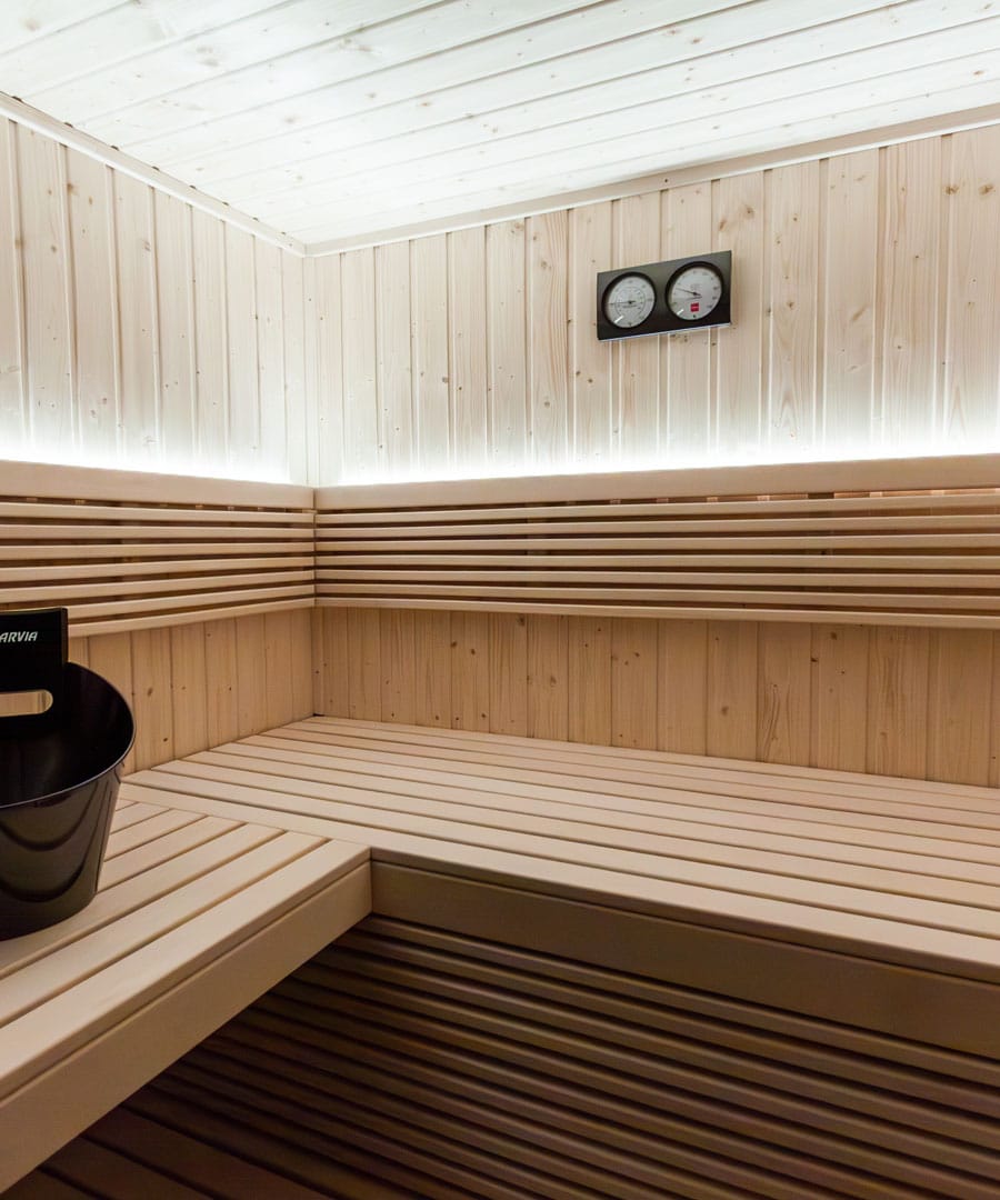 Harvia Panorama Mini Interior Bench Detail