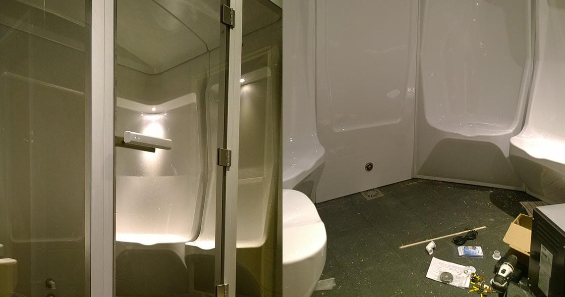 Pre-fabricated Steam Room Installed in Durley Dean Hotel Bournemouth